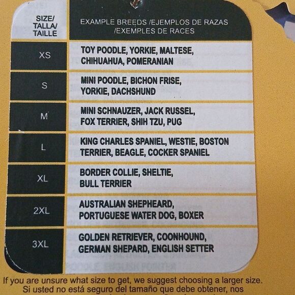 The Show and Tail, The Say Fleece Dog Coat  Fall Winter Sz L NWT - Picture 6 of 7